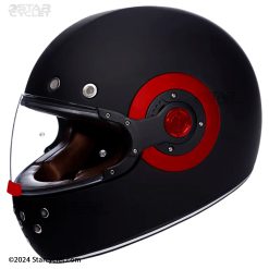 کلاه کاسکت فک ثابت اس ام کی  مدل RETRO UNICOLOUR ma230