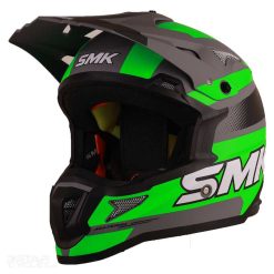 کلاه کاسکت کراسی اس ام کی مدل ALLTERRA X-THROTTLE GREEN BLACK MA682