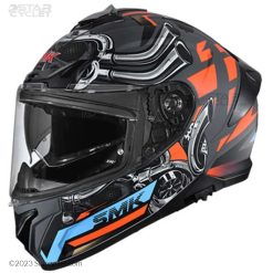 کلاه کاسکت فک ثابت اس ام کی مدل TYPHOON MOTORHEAD MA676