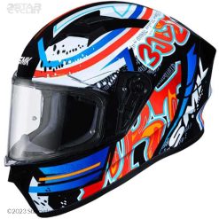 کلاه کاسکت فک ثابت اس ام کی مدل GRAFFITI GL237