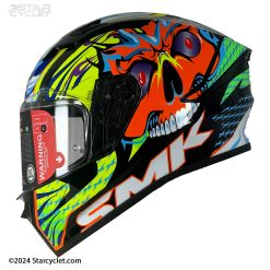 کلاه کاسکت فک ثابت اس ام کی مدل STELLAR SKULL GL274