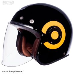 کلاه کاسکت اس ام کی مدل RETRO JET UNICOLOUR GL240