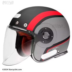 کلاه کاسکت اس ام کی مدل RETRO JET-REBEL MA263
