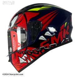 کلاه کاسکت فک ثابت اس ام کی مدل STELLAR MONSTER GL531