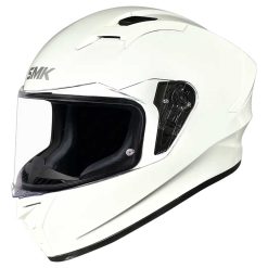کلاه کاسکت اس ام کی مدل STELLAR SOLID WHITE GL100