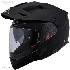 کلاه کاسکت فک جدا SMK مدل HYBRID EVO-UNICOLOUR (MA200)